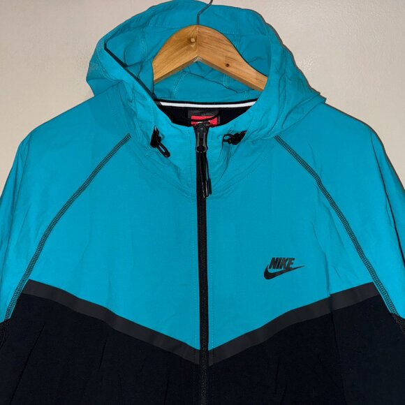 Nike Tech Woven Windrunner Jacket Dusty Cactus/Black Men’s L HM7151-345 NEW - Picture 3 of 9